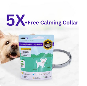 5x Breeze Aura-Shield Dog Collar+ 1x Free Gift